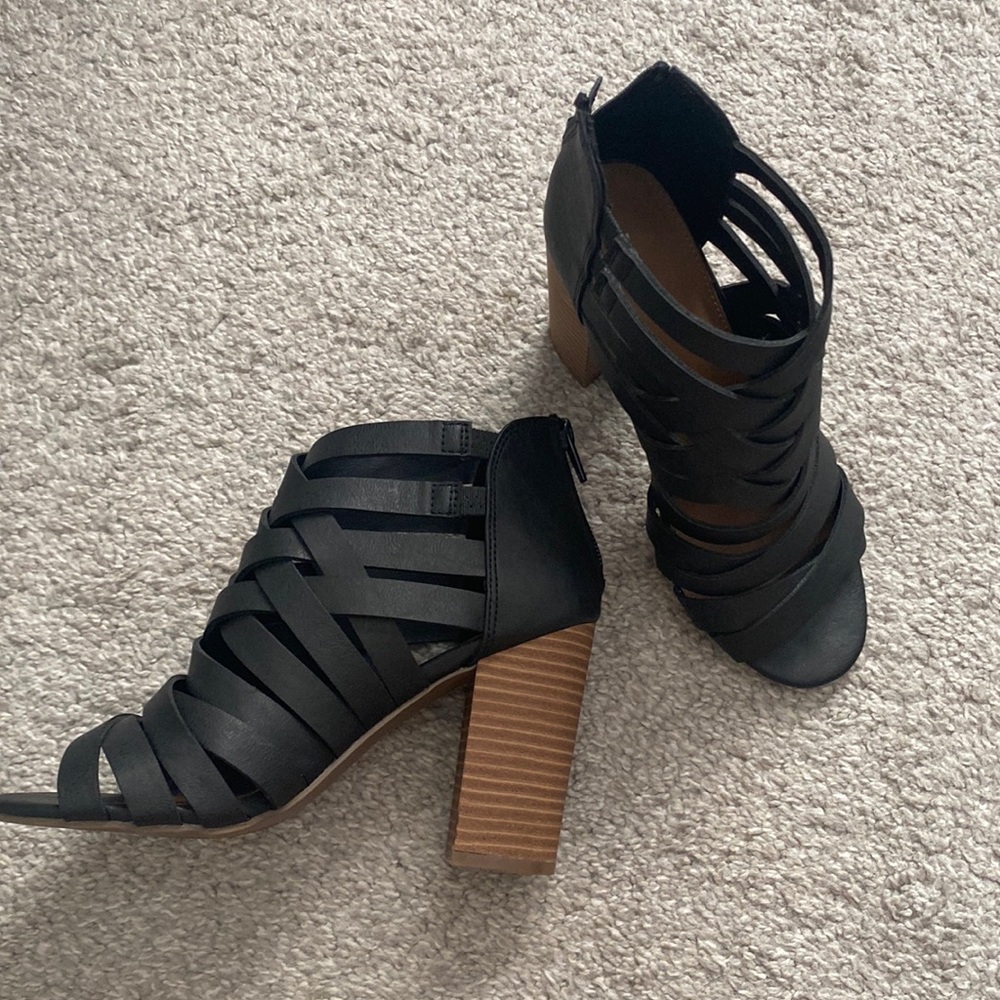 Maurices Open Toe Heels